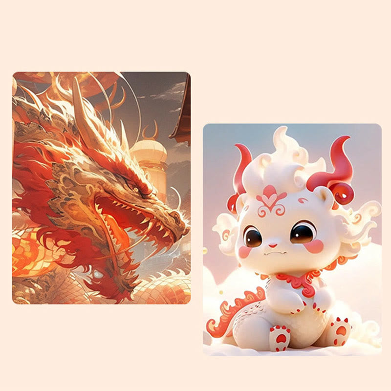 925 Sterling Silver Year of the Dragon Natural Cinnabar Hetian Jade Dragon Fu Character Ruyi As One Wishes Charm Blessing Bracelet - Image 11