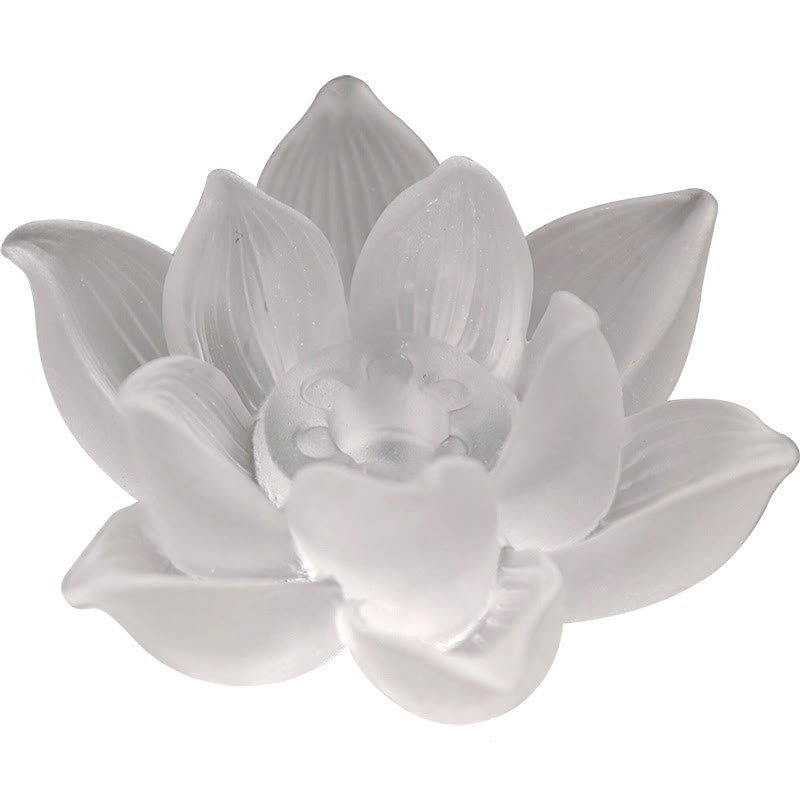 Mini Lotus Liuli Crystal Healing Meditation Stick Incense Burner - Image 8
