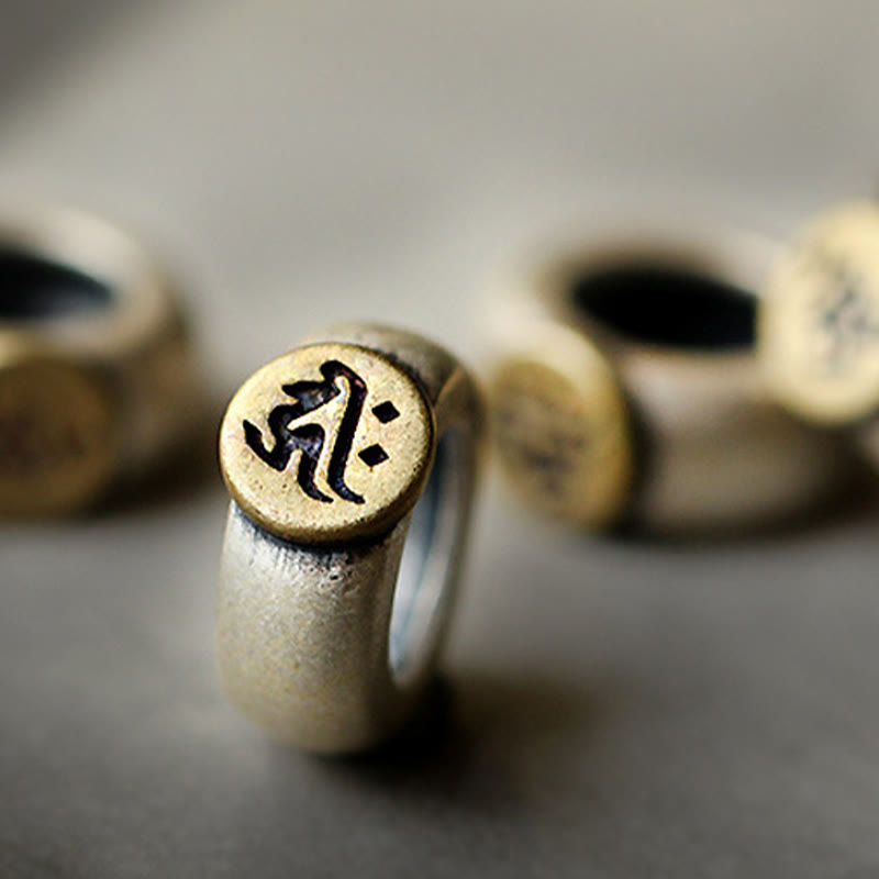 925 Sterling Silver Chinese Zodiac Natal Buddha White Crystal Meditation Triple Wrap Bracelet - Image 6