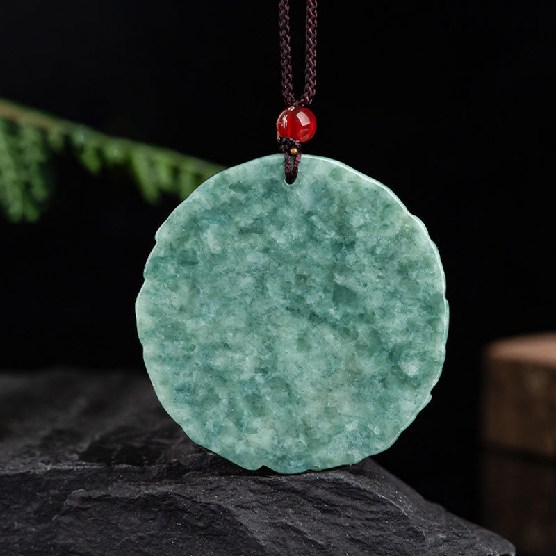 Dragon Jade Yin Yang Balance Necklace String Pendant - Image 6