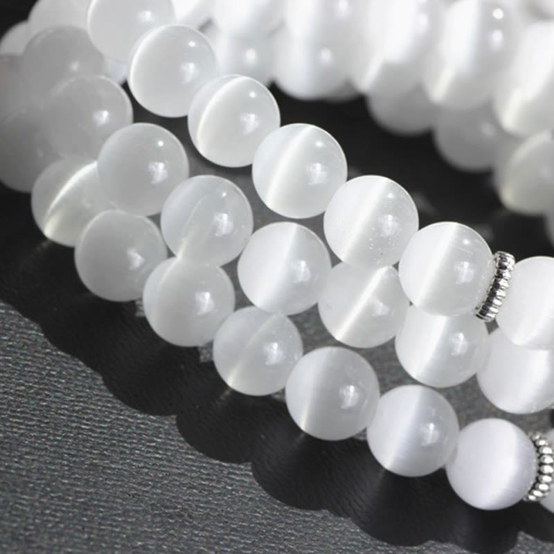 Cat Eye PiXiu Support Triple Wrap Bracelet - Image 5