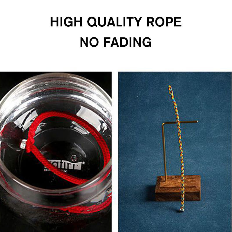 "May you be safe and sound all year round" Lucky Multicolored Bracelet - Image 14