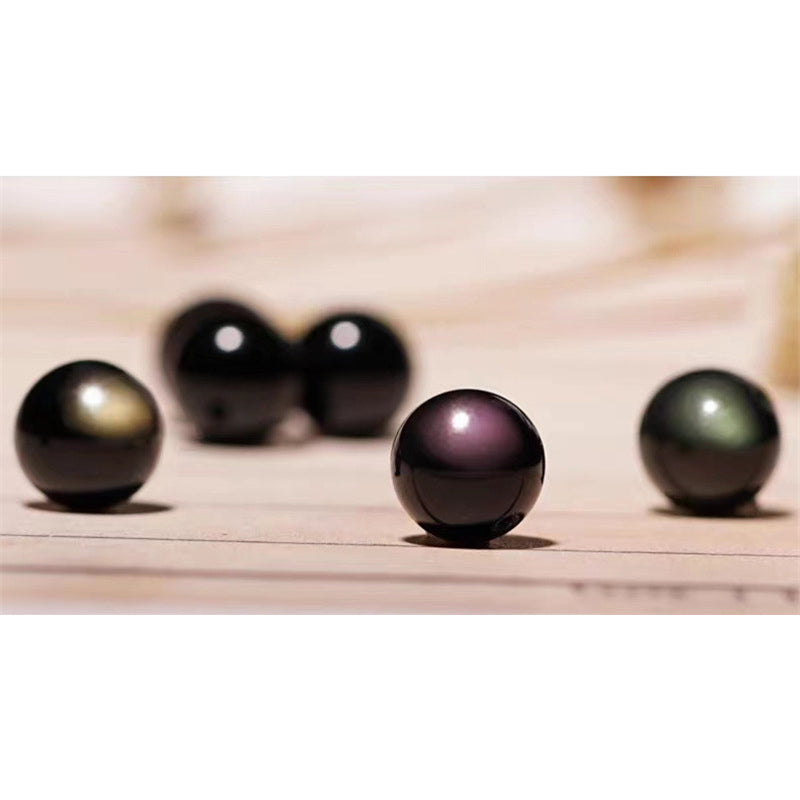 Natural Gold Sheen Obsidian Rainbow Obsidian Om Mani Padme Hum Fu Character Healing Bracelet - Image 38