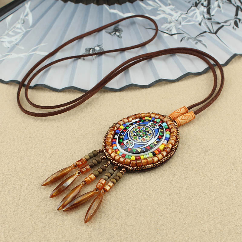 Mandala Pattern Beads Creativity Necklace Pendant - Image 4