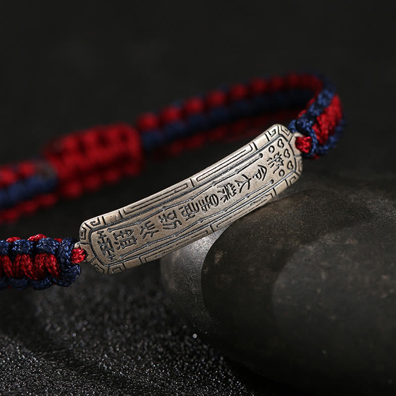 925 Sterling Silver Peace Amulet Protection Bracelet - Image 6