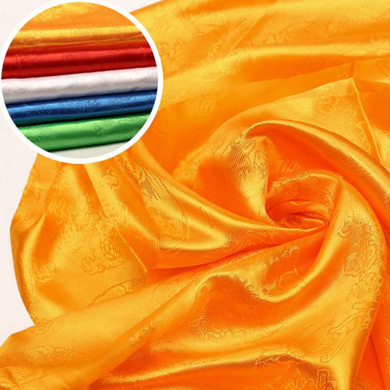 Tibetan Lucky Blessing 5 Colors Dragon Phoenix Pattern Khata Decoration - Image 12