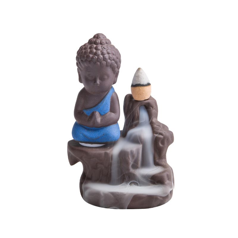 Backflow Smoke Fountain Ceramic Blessing Incense Burner Decoration - Image 13