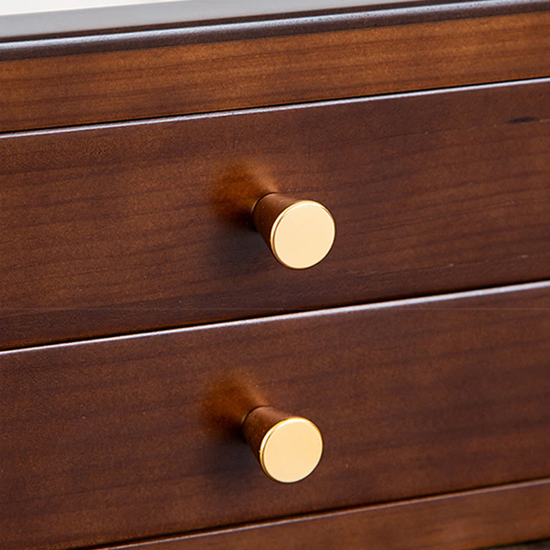 Retro Solid Wood Jewelry Box Jewelry Storage Box With Drawer - Image 13