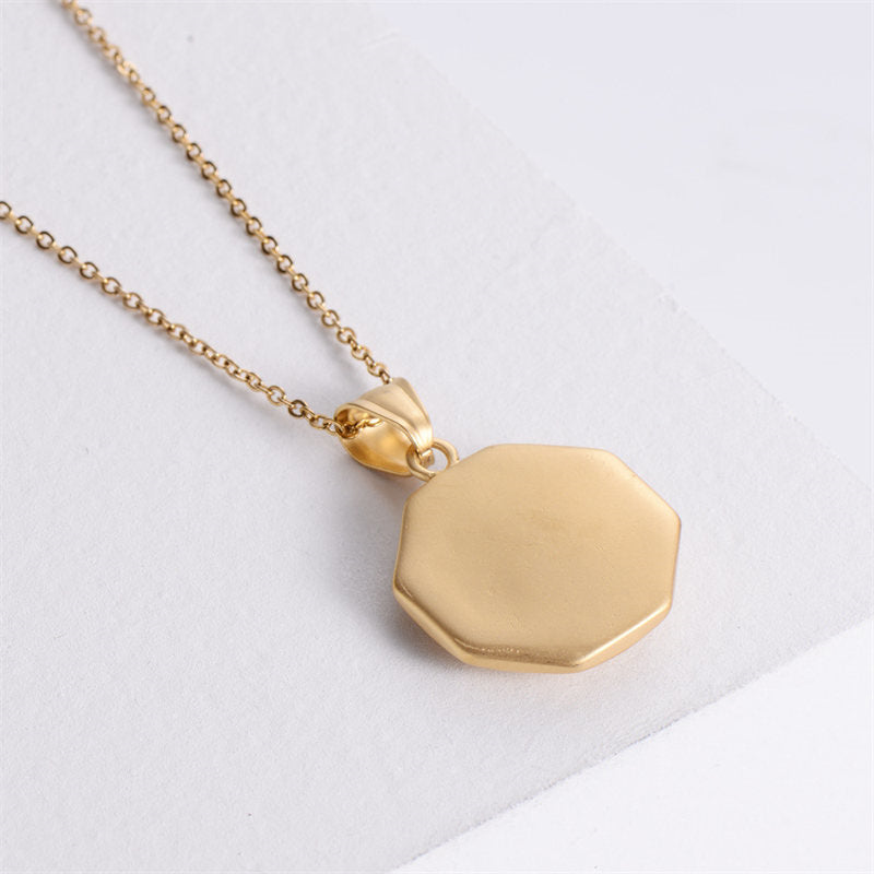 Bagua Yin Yang Titanium Steel Balance Necklace Chain Pendant - Image 5