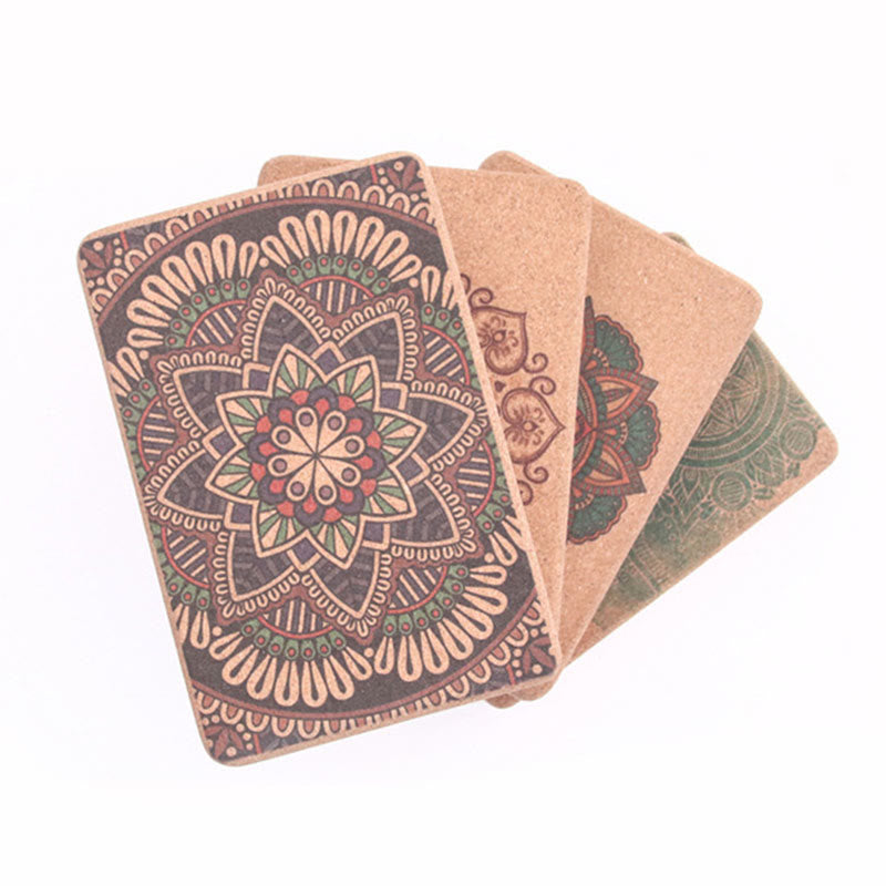 Tibetan Mandala Mindful Yoga Cork Block - Image 6