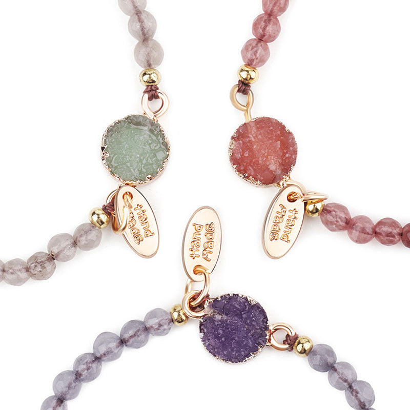 Natural Crystal Charm Lucky Healing Bracelet - Image 12