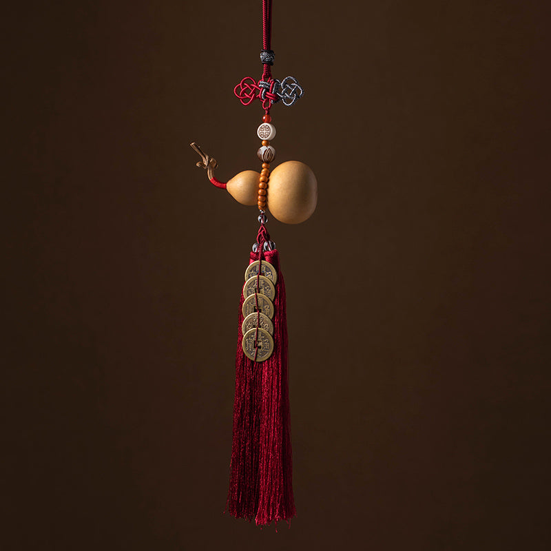 Feng Shui Coins Gourd Chinese Knot Lucky Coins Five Emperor Money Wealth Tassels Decoration - Image 10