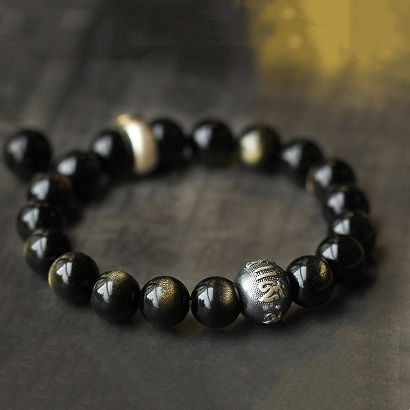Chinese Zodiac Natal Buddha Obsidian Purification Bracelet - Image 10