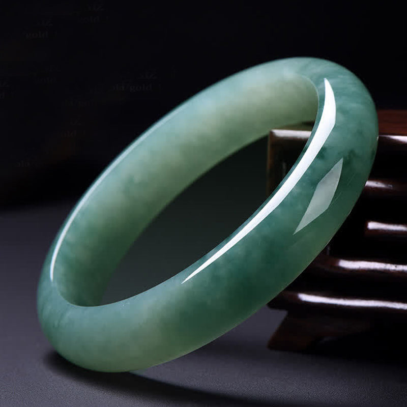 Jade Abundance Luck Healing Bangle Bracelet