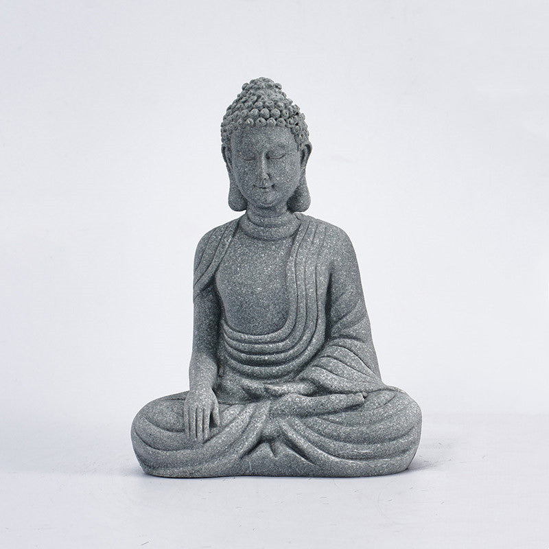 Sitting Meditation Buddha Blessing Compassion Decoration - Image 3