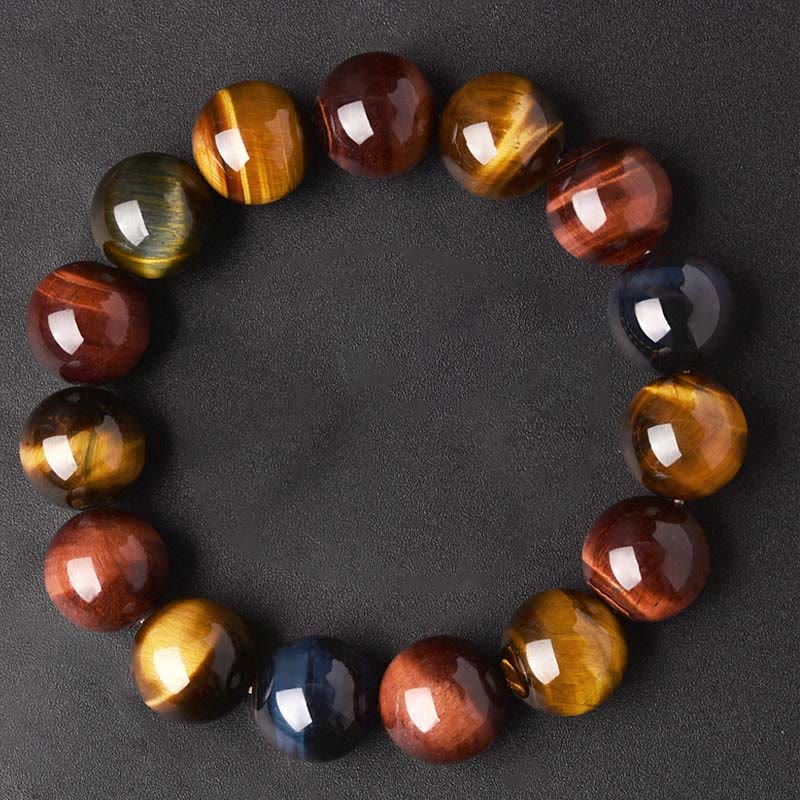 Natural Tiger Eye Positive Protection Bracelet - Image 3