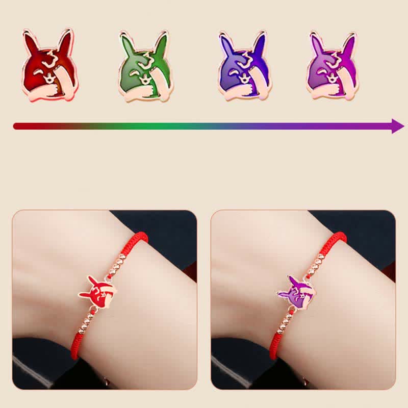 925 Sterling Silver Chinese Zodiac Luck Faith Discolor Red String Bracelet - Image 22