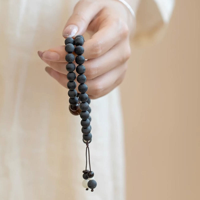 Tibetan Double Layer Cypress Bodhi Lotus Healing Bracelet - Image 7