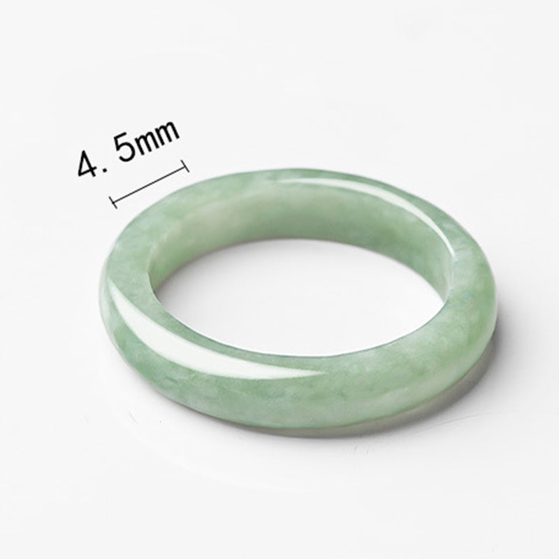 Natural Jade Prosperity Abundance Ring - Image 11