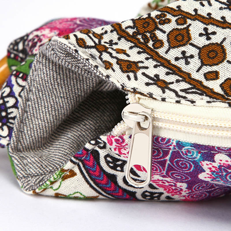 Cotton Stripes Print Crossbody Bag Shoulder Bag - Image 15