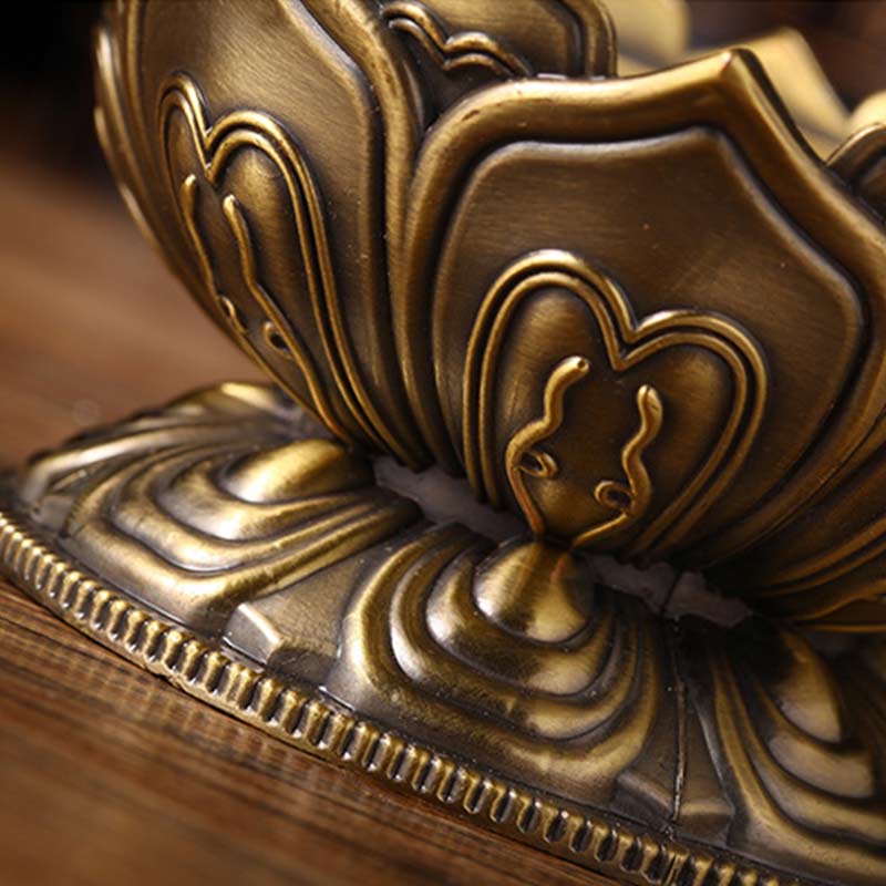 Tibetan Lotus Shaped Purify Incense Burner - Image 13