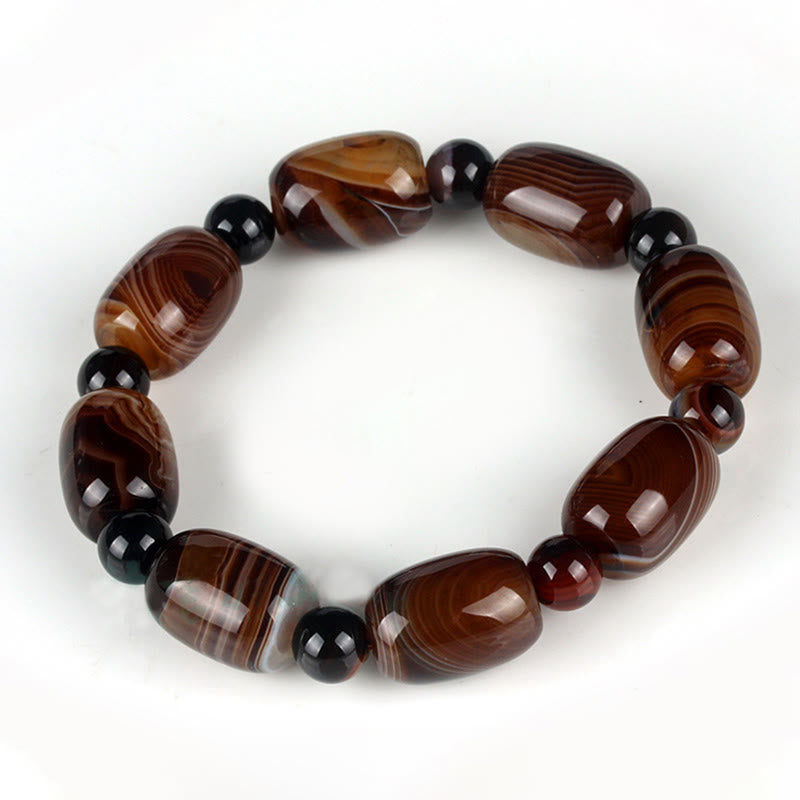 Natural Sardonyx Courage Happiness Bracelet - Image 3