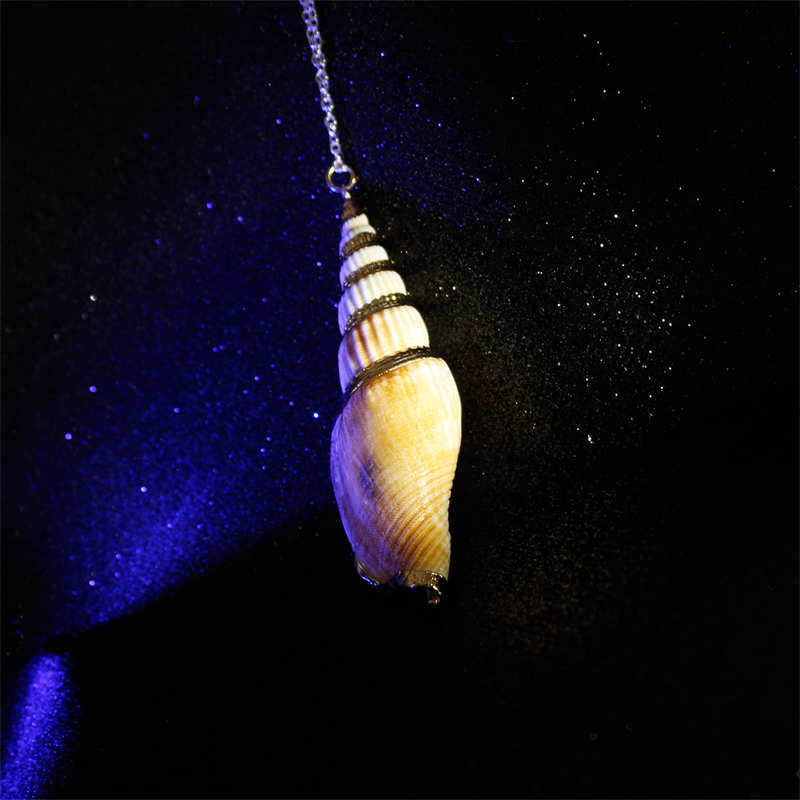 Natural Shankha Conch Shell Seashell Lucky Necklace Pendant - Image 9