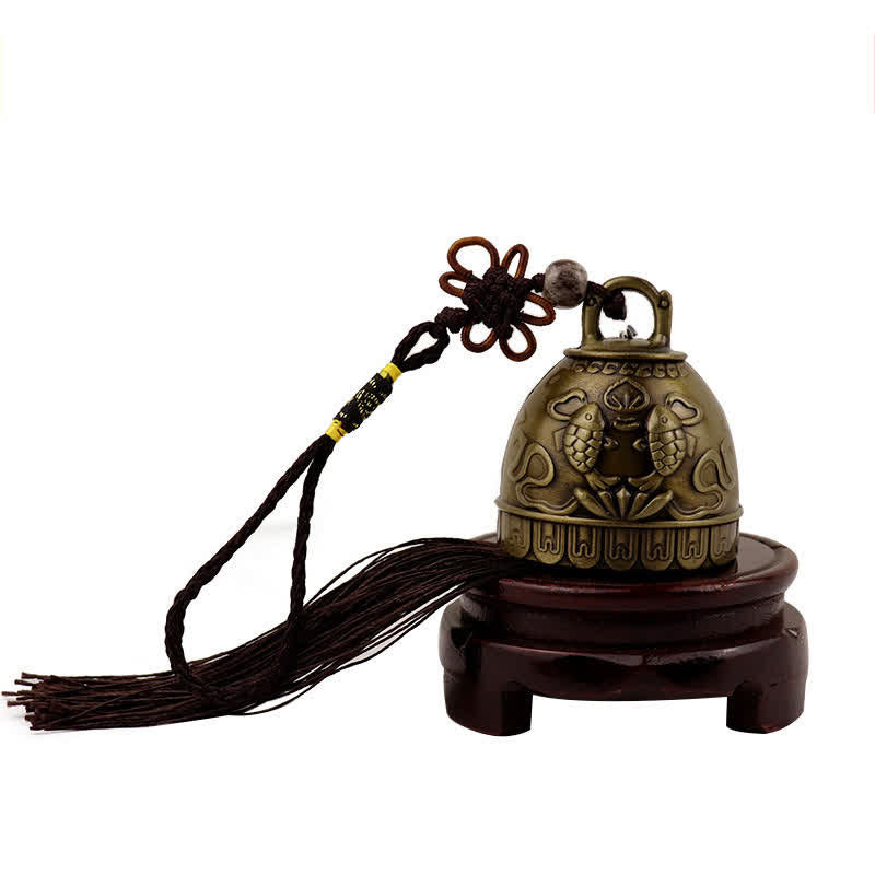Feng Shui Buddha Koi Fish Phoenix Wind Chime Bell Luck Wall Hanging Decoration - Image 7
