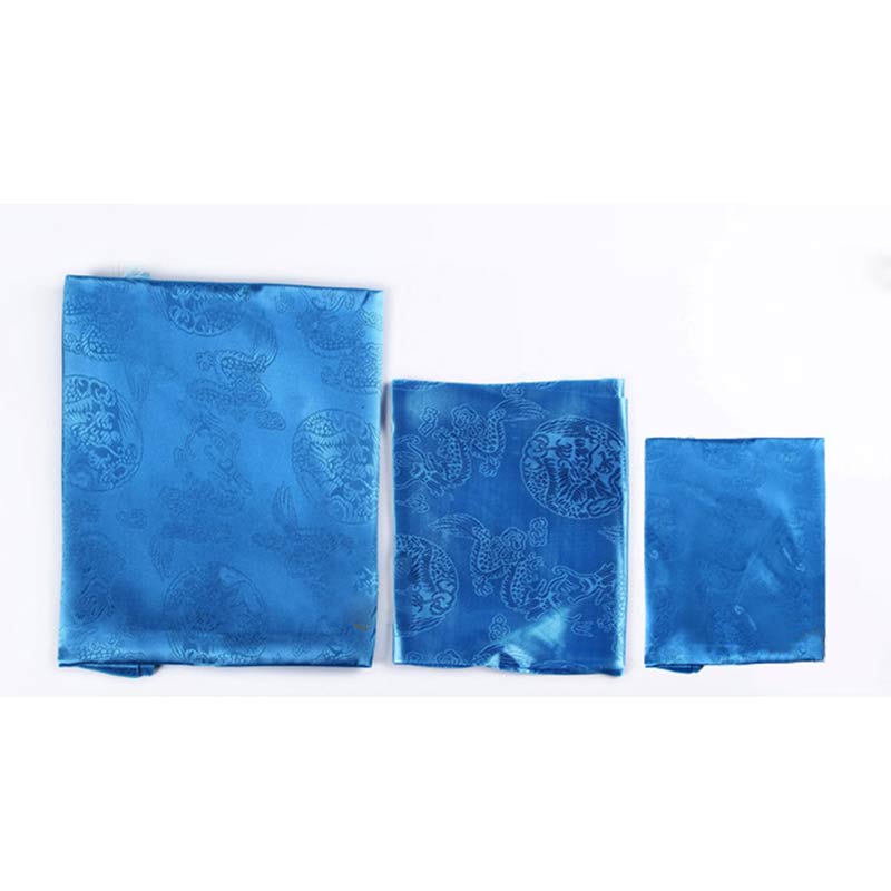 Tibetan Lucky Blessing 5 Colors Dragon Phoenix Pattern Khata Decoration - Image 7