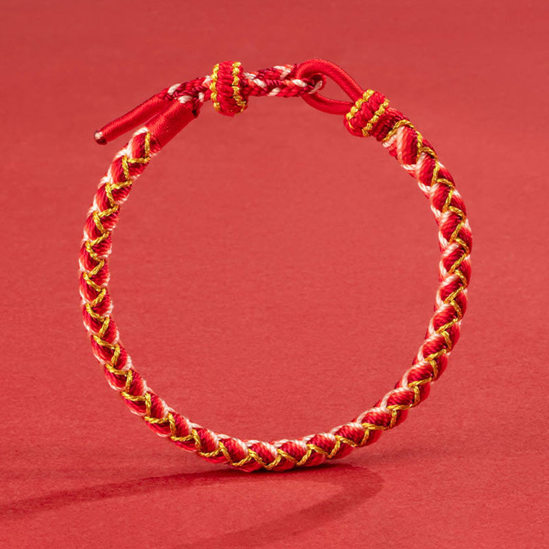 Handmade Year Of The Dragon Scale Protection Rope Bracelet - Image 3