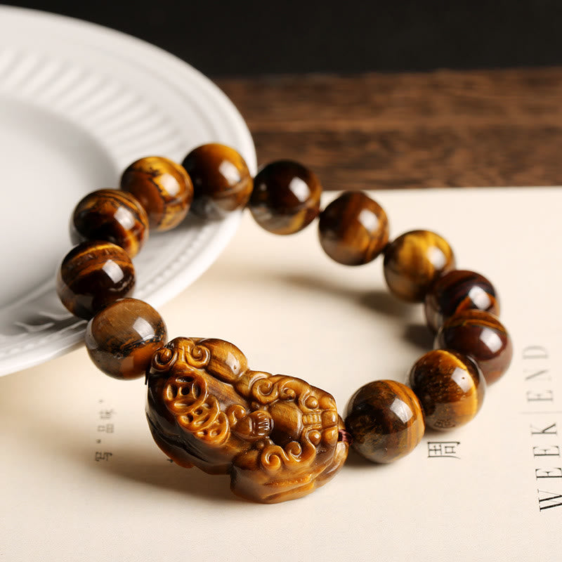 Natural Tiger Eye Wealth Bracelet