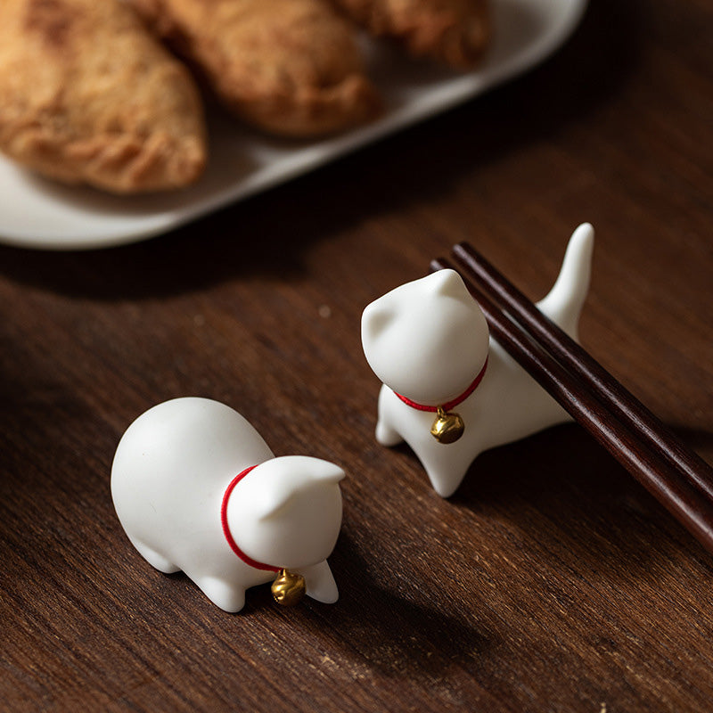 Mini Small Cute Cat Tea Pet Ceramic Home Desk Figurine Decoration - Image 18