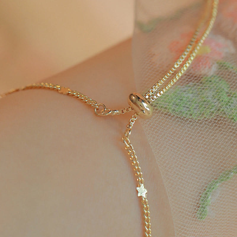 14k Gold Plated Green Chalcedony Maple Leaf Courage Strength Bracelet - Image 9