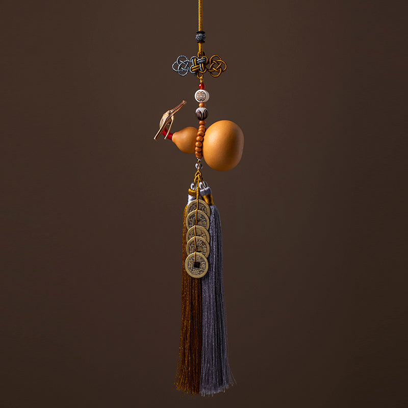 Feng Shui Coins Gourd Chinese Knot Lucky Coins Five Emperor Money Wealth Tassels Decoration - Image 7