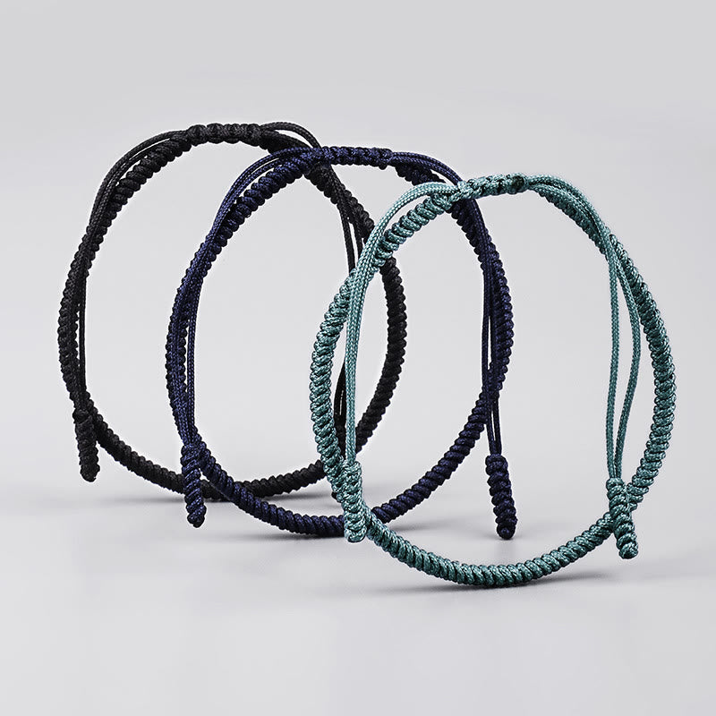 Tibetan 3Pcs King Kong Knot Handcrafted Amulet Strength Bracelet - Image 5