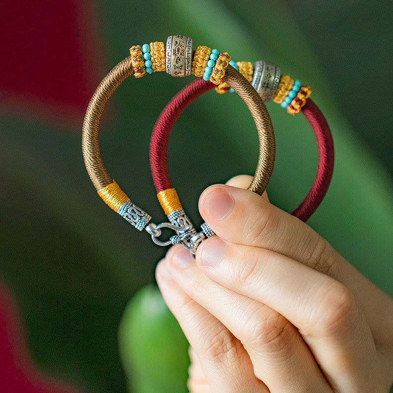 Handmade Tibetan Amulet King Kong Knot Luck Protection Braided Bracelet - Image 15