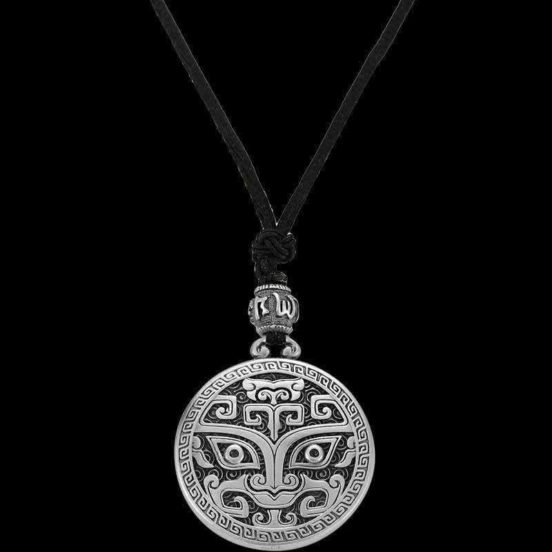 Lucky FengShui Mythological Creature Taotie Wealth Necklace Pendant - Image 6