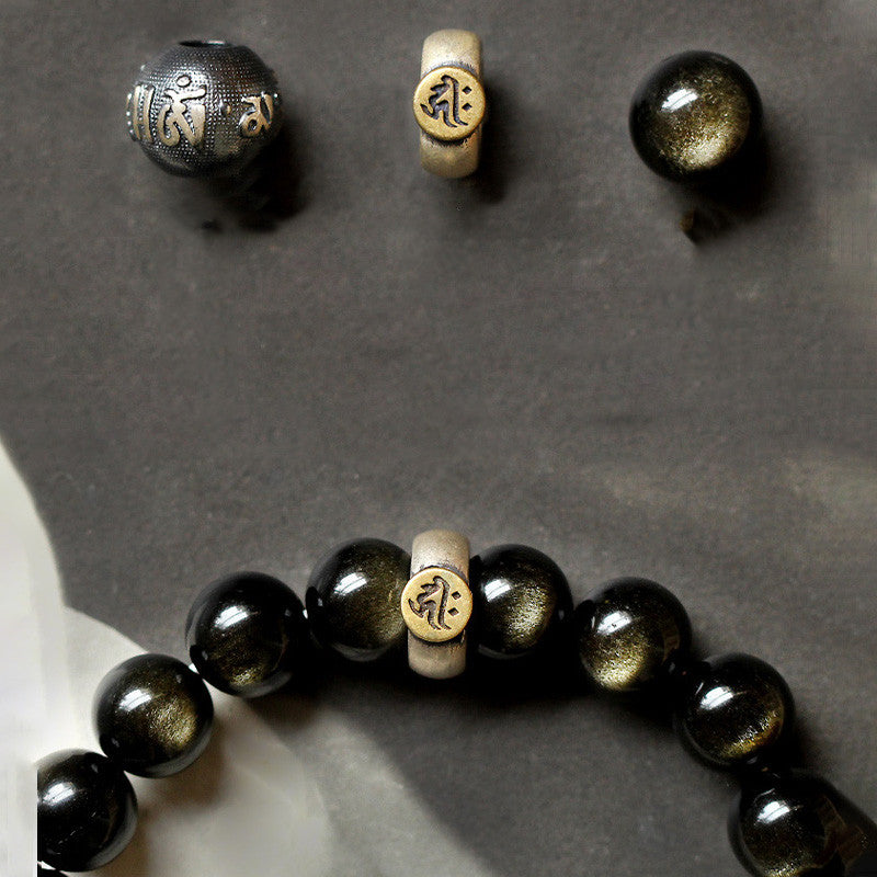 Chinese Zodiac Natal Buddha Obsidian Purification Bracelet - Image 18