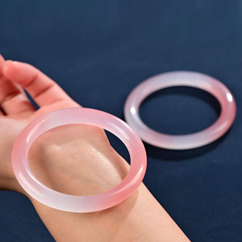 Pink Crystal Love Warmth Bracelet Bangle - Image 7