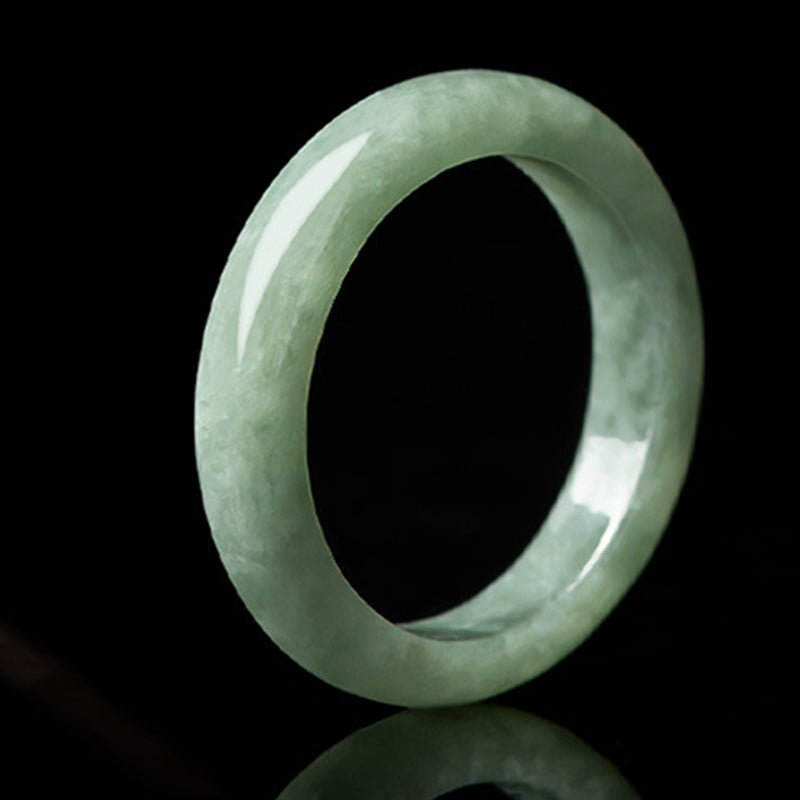 Natural Jade Prosperity Abundance Ring - Image 8