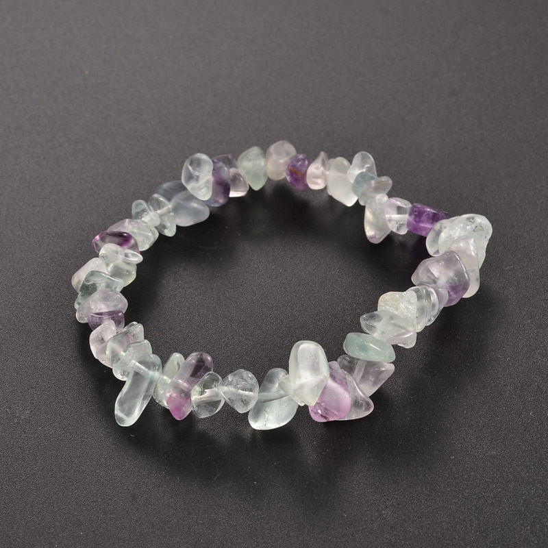 Amethyst Lazurite Various Crystal Stone Healing Positive Bracelet - Image 11