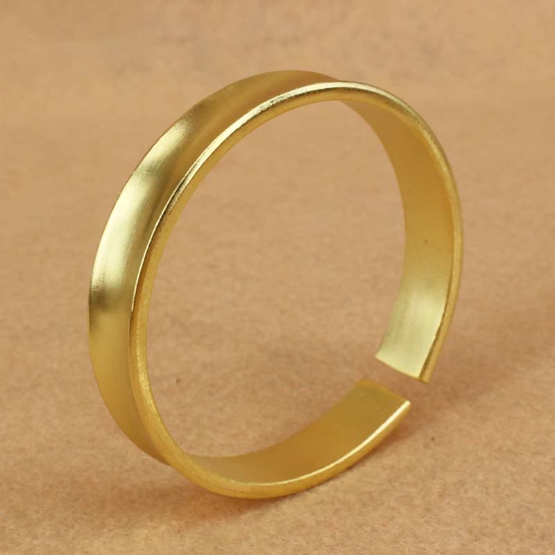 Copper Wealth Luck Cuff Bracelet Bangle - Image 8