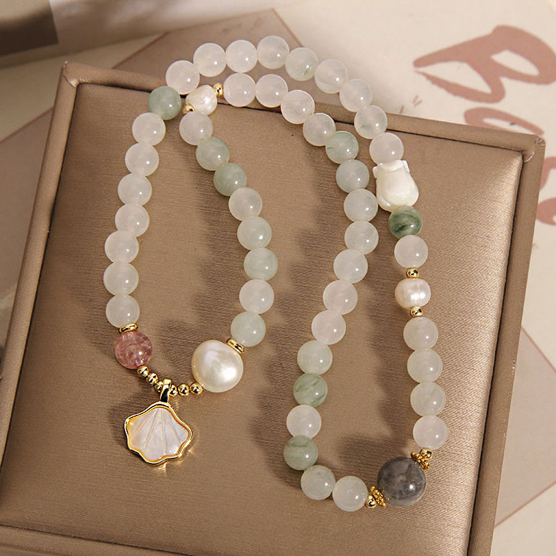Double Layer Jade Shell Luck Bracelet - Image 7