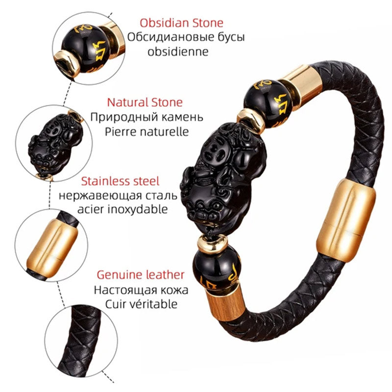 FengShui Tiger Eye Pixiu Bracelet - Image 6