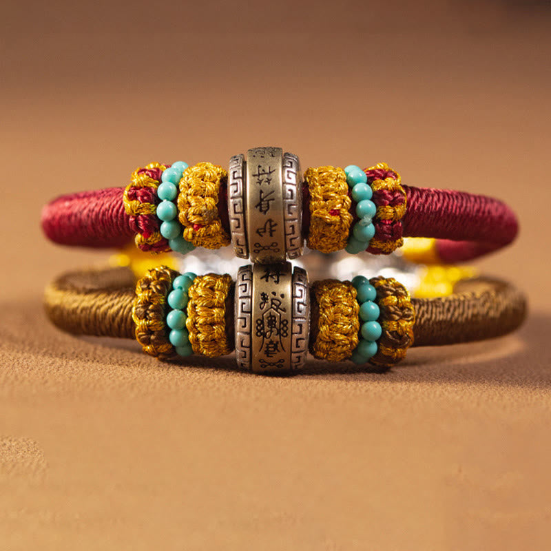 Handmade Tibetan Amulet King Kong Knot Luck Protection Braided Bracelet - Image 14