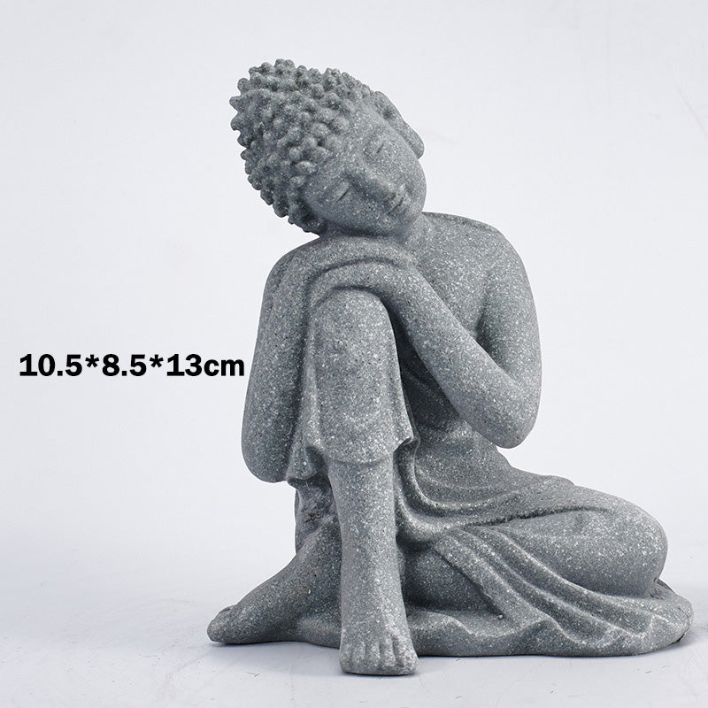 Sitting Meditation Buddha Blessing Compassion Decoration - Image 18
