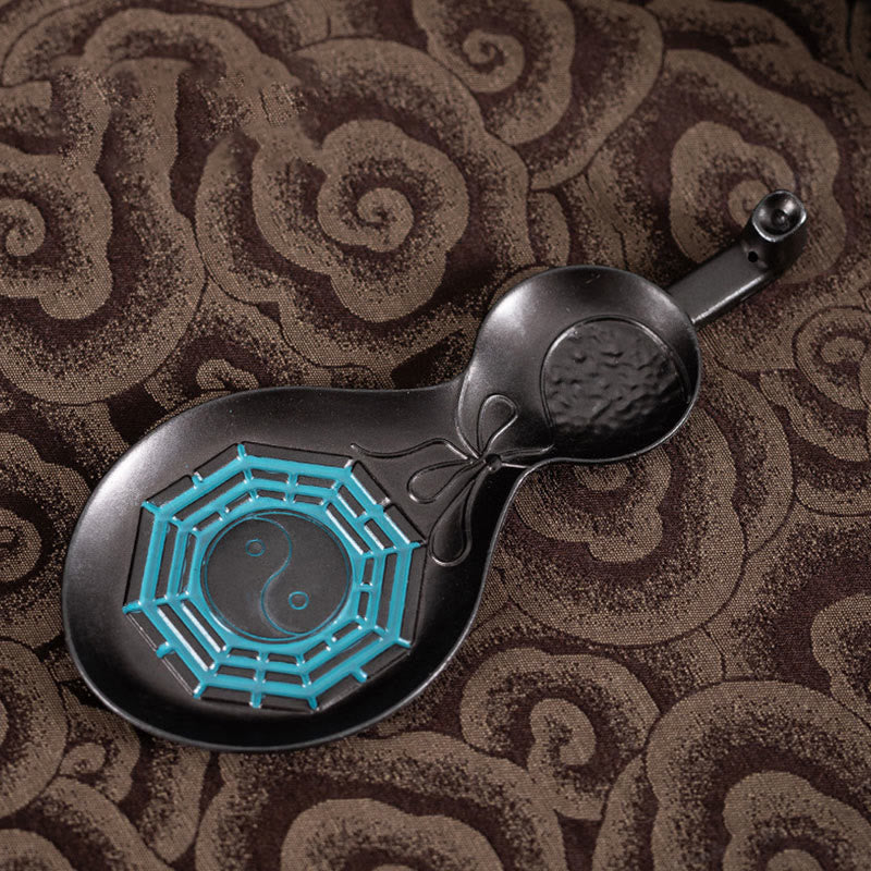 Gourd Yin Yang Bagua Copper Blessing Incense Burner Decoration - Image 3