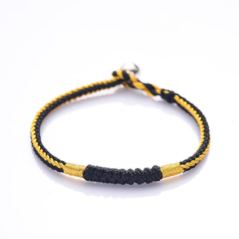 Tibetan Handmade Braid Luck String Protection Bracelet - Image 6