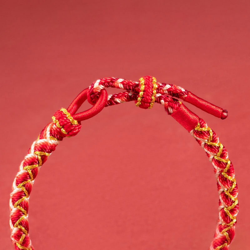 Handmade Year Of The Dragon Scale Protection Rope Bracelet - Image 6