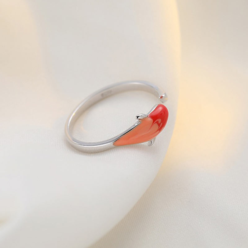 Koi Fish Copper Balance Luck Adjustable Ring - Image 9